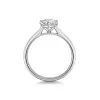 Platinum Round Brilliant Compass Set 0.75ct Diamond Solitaire Ring