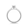 Platinum Pear Cut 0.50ct Diamond Solitaire Ring 