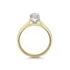 18ct Yellow Gold 0.75ct Round Brilliant U-Shape Diamond Solitaire Ring