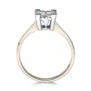 Pre-Owned 18ct Yellow Gold Princess Cut 0.75ct Diamond Tile Cut Cluster Ring - Size M