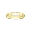Ladies 18ct Yellow Gold 3mm D-Shape Wedding Ring