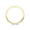 Ladies 18ct Yellow Gold 3mm D-Shape Wedding Ring