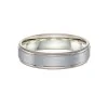 9ct Yellow Gold Iced Centre Wedding Band