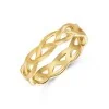 9ct Yellow Gold 5mm Celtic Gents Wedding Ring