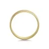 9ct Yellow Gold 6mm Satin Centre Gents Wedding Ring