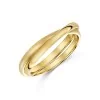 9ct Yellow Gold 2 Band Russian 2mm Wedding Ring