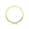 Ladies 9ct Yellow Gold 3mm D-Shape Wedding Ring