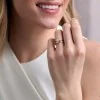 Ladies 9ct Yellow Gold 3mm D-Shape Wedding Ring