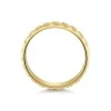 9ct Yellow Gold 3mm Patterned Ladies Wedding Ring