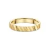 9ct Yellow Gold 3mm Patterned Ladies Wedding Ring
