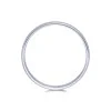 Gents 9ct White Gold 4mm Light Court Wedding Ring