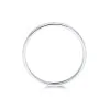 9ct White Gold 5.0mm Hammered Effect Wedding Band