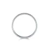 9ct White Gold 5mm Bark Effect Wedding Band