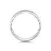 9ct White Gold 6mm Gents Patterned Wedding Ring
