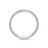 9ct White Gold 6mm Fancy Edge Wedding Ring