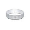 9ct White Gold Diamond Set 0.06ct 5mm Wedding Band