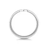 9ct White Gold Shaped Sparkle Cut Wedding Band
