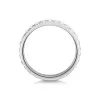 9ct White Gold 4mm Ladies Fancy Ball Pattern Wedding Ring