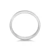 9ct White Gold 4mm Patterned Centre Ladies Wedding Ring