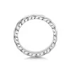 9ct White Gold 4mm Ladies Twist Wedding Ring