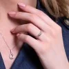 9ct White Gold 4mm Ladies Twist Wedding Ring