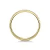 9ct Yellow and White Gold 3mm Single Row Sparkle Cut Wedding Band