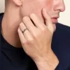 Platinum Light Soft Flat Court 5mm Wedding Ring