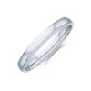 Ladies Platinum 2.5mm Medium Court Wedding Ring
