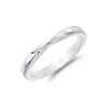 Platinum Twist 2.3mm Wedding Band