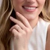 Ladies Platinum Twist Wedding Ring
