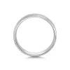 Palladium 6mm Lined Edge Wedding Ring