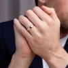 Gents 9ct Rose Gold 5mm Light Court Wedding Ring