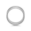 Titanium 8mm Black Lined Gents Wedding Ring