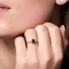 9ct Yellow Gold 0.50ct Oval Sapphire and 0.55ct Diamond Three Stone