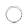 18ct White Gold Princess Cut 0.65ct Sapphire & Diamond Channel Set Eternity