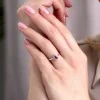 18ct White Gold Pear Shape 0.40ct Ruby Solitaire Ring with Traditional Diamond Halo