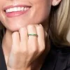 9ct Yellow Gold Brilliant Cut 0.74ct Emerald Eternity Ring