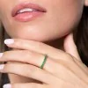 9ct Yellow Gold Brilliant Cut 0.74ct Emerald Eternity Ring