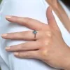 9ct Yellow Gold Pear Cut Topaz 1.40ct Solitaire Ring