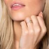 9ct White Gold Oval Cut Citrine 0.53ct Diamond Halo Ring