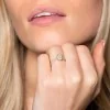 9ct White Gold Oval Cut Opal 0.53ct Diamond Halo Ring