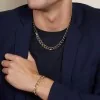 9ct Yellow Gold Gents 20' 9.65mm Curb Chain Necklace