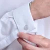 Silver Oval Gents Cufflinks