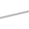 Silver 4 Claw Cubic Zirconia Gents Tennis Bracelet