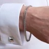 Silver Curb Gents Bracelet