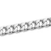 Silver Curb Chain Gents Bracelet