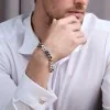 Silver Curb Chain Gents Bracelet