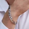 Silver Curb Chain Gents Bracelet