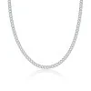 Silver Curb Chain Necklet