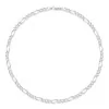 Sterling Silver 180 Diamond Cut Figaro Chain
